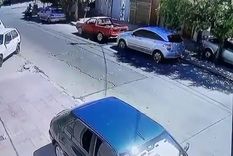 El momento del ataque en San justo Foto: captura El momento del ataque en San justo Foto: captura