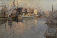 Puerto en Calma, de Justo Lynch