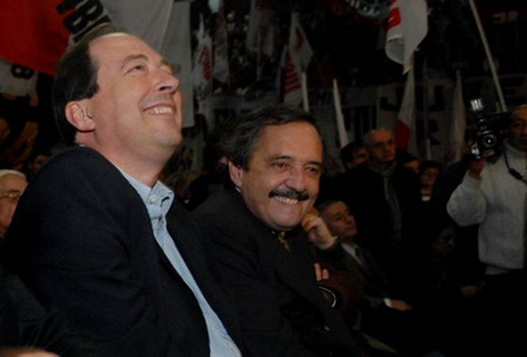 Sanz y Alfonsín aún no se ponen de acuerdo en la fecha de las internas. Foto: Telam