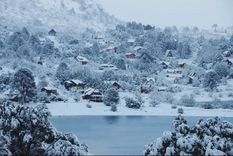 Villa Pehuenia es una de las localidades donde las nevadas han sido más intensas Foto: IG @pela_pehuenia