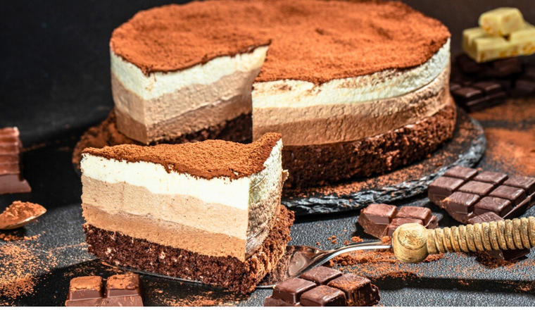 Descubre el secreto de la tarta de tres chocolates: ¡fácil y deliciosa! Foto: Shutterstock