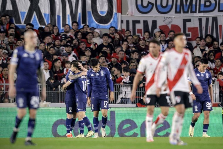 Huracán amargó, en parte, la fiesta de River por la vuelta de Gallardo. Foto: FotoBaires