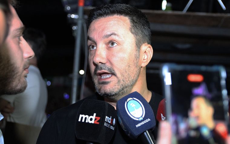 Luis Petri en el Acto Central de la Fiesta de la Vendimia 2024 Foto: Santiago Tagua / MDZ