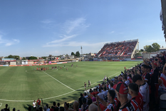 El hecho ocurrió en el entretiempo del partido contra el Deportivo Maipú Foto: @ThomasBroggini