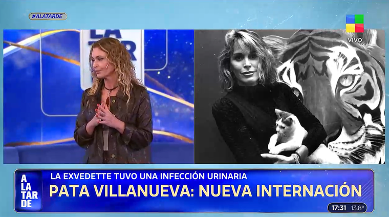 Pata Villanueva está internada. Pata Villanueva está internada. 