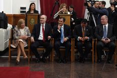 Olga Pura arrabal Olga Pura junto al resto de los jueces de la Cámara Federal de Apelaciones.