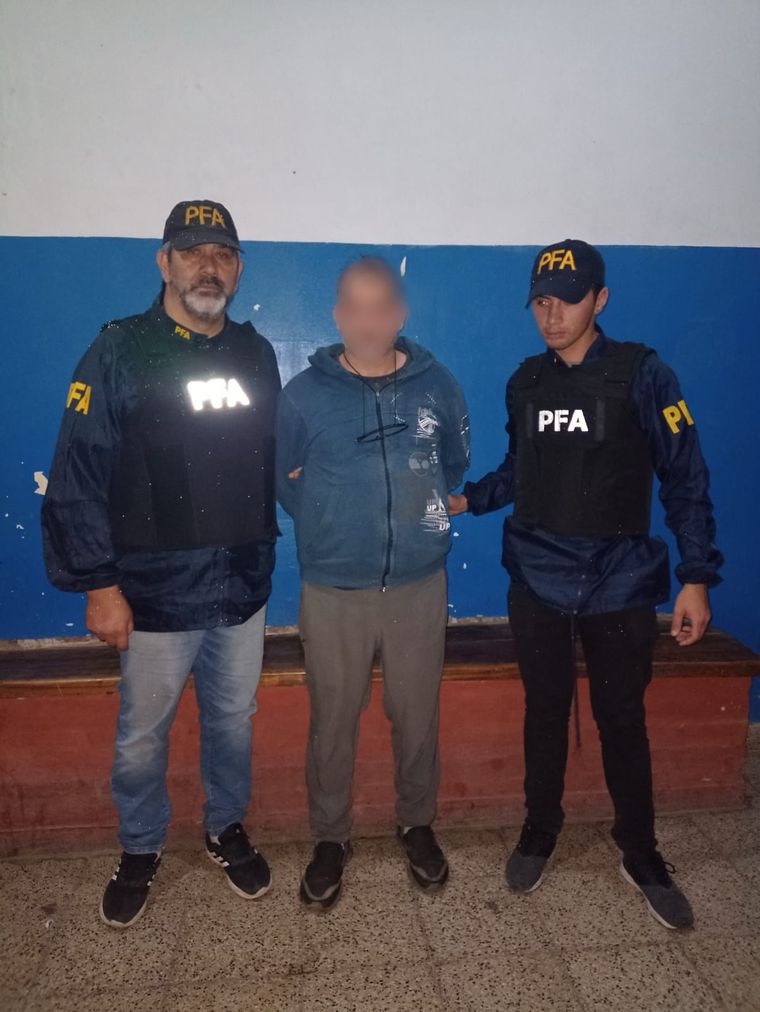 El empresario en manos de la Policía Federal