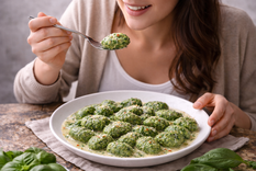 Receta de ñoquis de espinaca fáciles