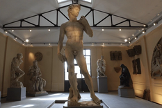 Miguel Ángel. David. Yeso, calco en el Museo de la Cárcova. Foto: Museo de la Cárcova.