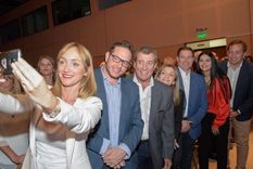 Anabel Fernández Sagasti junto a Ilardo, uno de sus hombres de mayor confianza Foto: Archivo