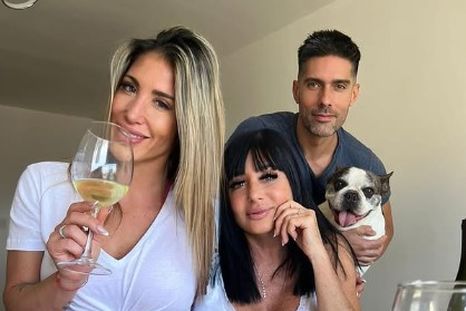 Ayelén Paleo junto a su mamá y su hermano. Ayelén Paleo junto a su mamá y su hermano.