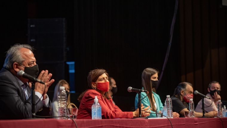 La conferencia de prensa en la que se explicó cómo será la vendimia.