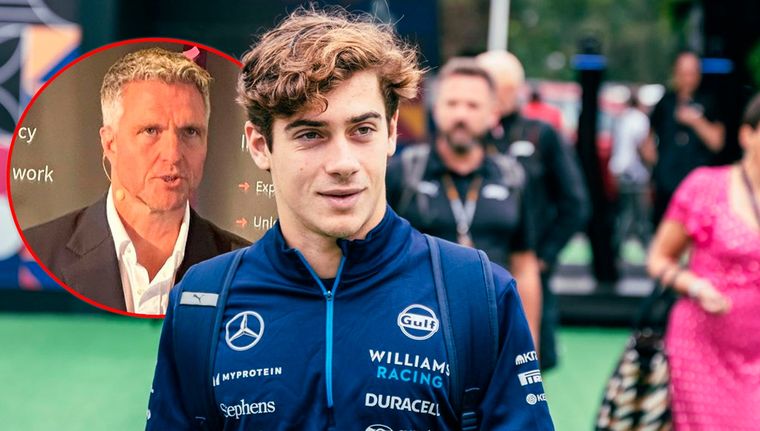 Ralf Schumacher se refirió a la posible contratación de Colapinto por parte de Red Bull. Foto: @WilliamsRacing y archivo.