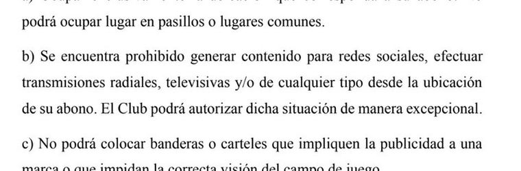 Art 7, inciso 3 del nuevo reglamento de abonos.Art 7, inciso 3 del nuevo reglamento de abonos. Art 7, inciso 3 del nuevo reglamento de abonos.Art 7, inciso 3 del nuevo reglamento de abonos.