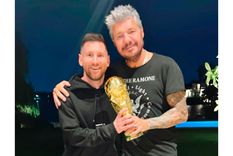 Lionel Messi y Marcelo Tinelli Foto: Instagram @marcelotinelli