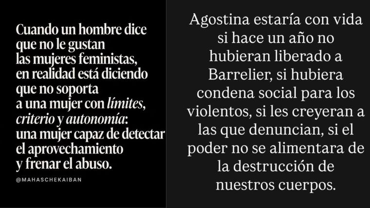 Romina Gaetani se expresó tras el femicidio de Agostina Vega. Romina Gaetani se expresó tras el femicidio de Agostina Vega.