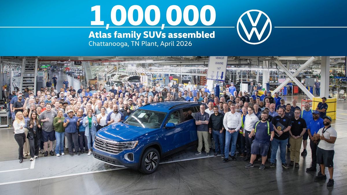 Volkswagen Atlas: un millón de unidades producidas en Estados Unidos