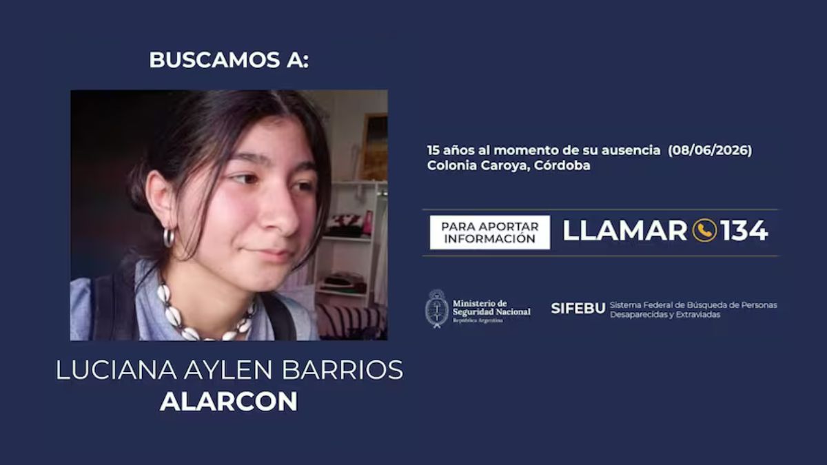 Desaparición de Luciana en Córdoba: un celular apagado y el 