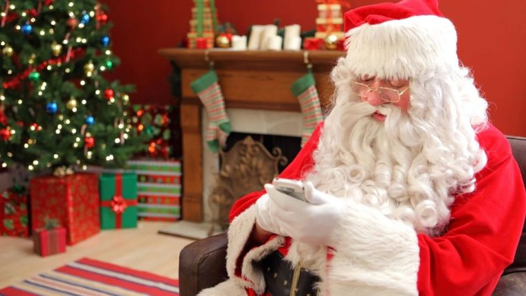 Papá Noel en Mendoza. Foto: MDZ