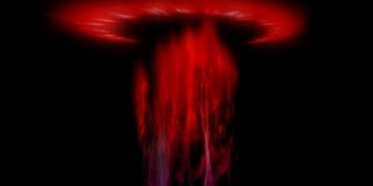 Una de las asombrosas imágenes de los duendes.