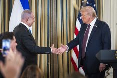 Benjamín Netanyahu y Donald Trump en uno de los encuentros pasados. Benjamín Netanyahu y Donald Trump en uno de los encuentros pasados.