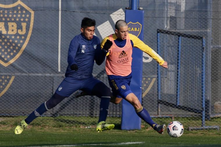 Boca Juniors y Atlético Tucumán disputaron un amistoso de pretemporada en Ezeiza. Foto: Boca Juniors