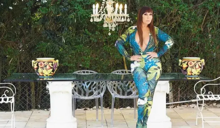 Moria Casán tiene su mansión ubicada en Parque Leloir con puros lujos y una piscina gigante. Foto: Caras.