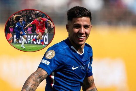 Enzo Fernández chicaneó a su compañero Marc Cucurella tras la cancelación de la Finalissima entre Argentina y España. Enzo Fernández chicaneó a su compañero Marc Cucurella tras la cancelación de la Finalissima entre Argentina y España.