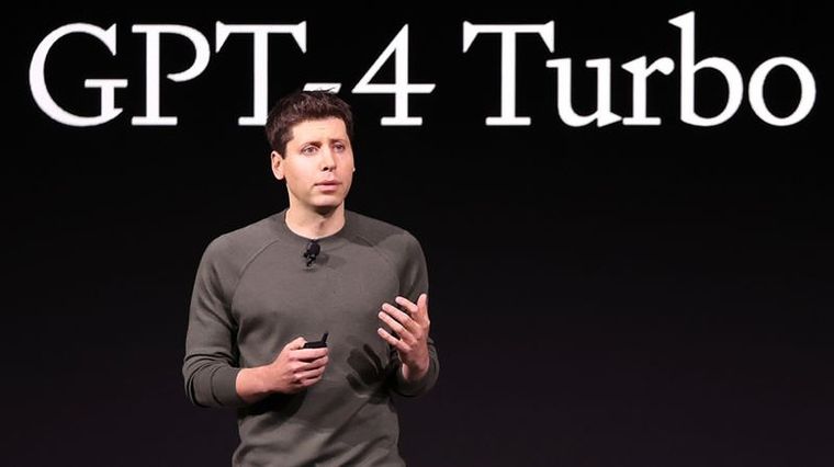 El jefe de OpenAI, Sam Altman, presentó GPT-4 Turbo. Foto: GETTY IMAGES