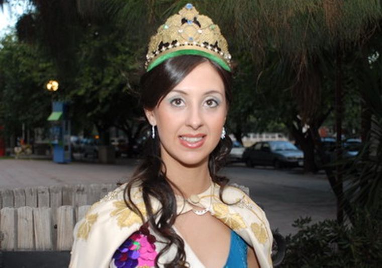 Cintia Navarro, actual reina vendimial de Junín. Foto: Carlos Villazón / MDZ
