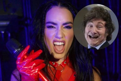 Lali Espósito lanzó este jueves Fanático, su último tema musical que estaría dirigido a Javier Milei. Foto: Instagram Lali/ Instagram Javiermilei.