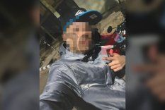 Nahuel Arce González tiene 18 años y lo capturaron con un revólver y drogas listas para la venta. (Se pixela el rostro porque puede pasar a rueda de personas)