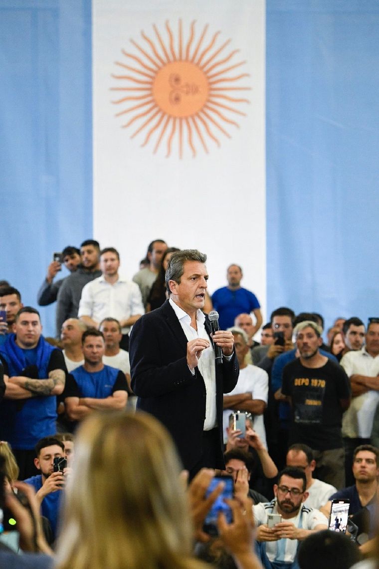 Sergio Massa en el cierre de campaña Foto: Prensa UXP.