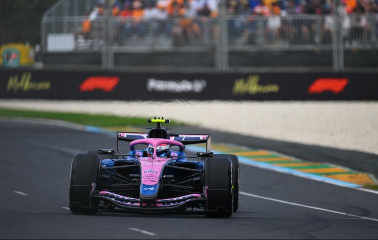 Franco Colapinto terminó 16° en la FP3 del GP de Australia.