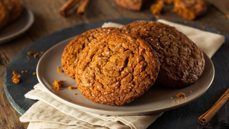 Galletas de canela y miel Una delicia para disfrutar en la merienda. Foto: Shutterstock