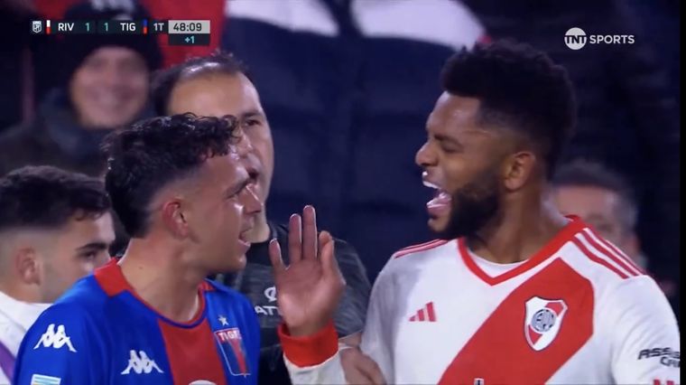 Maroni y Borja cara a cara. Foto: Captura Video