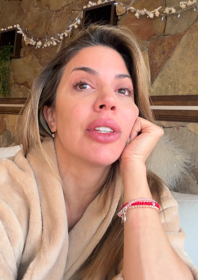 Virginia Gallardo se emocionó. Virginia Gallardo se emocionó.