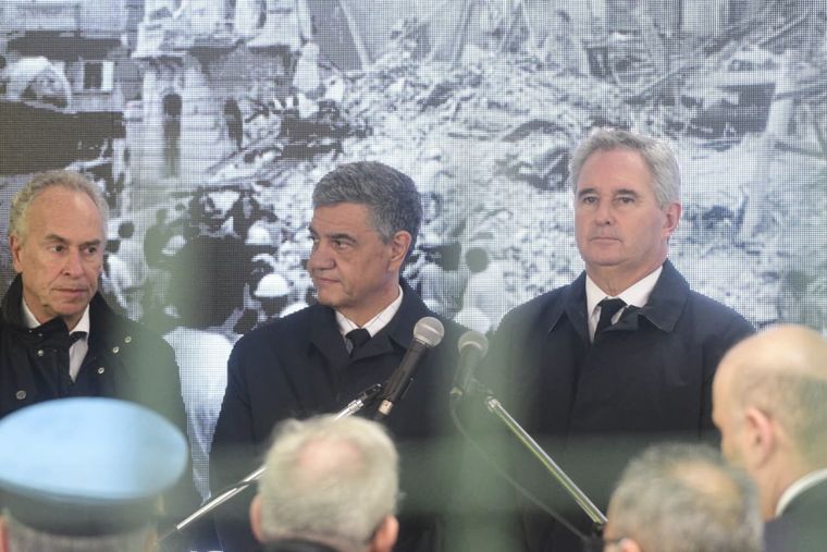 Jorge Macri junto a Pablo Quirno en el acto de la Embajada de Israel. Jorge Macri junto a Pablo Quirno en el acto de la Embajada de Israel.