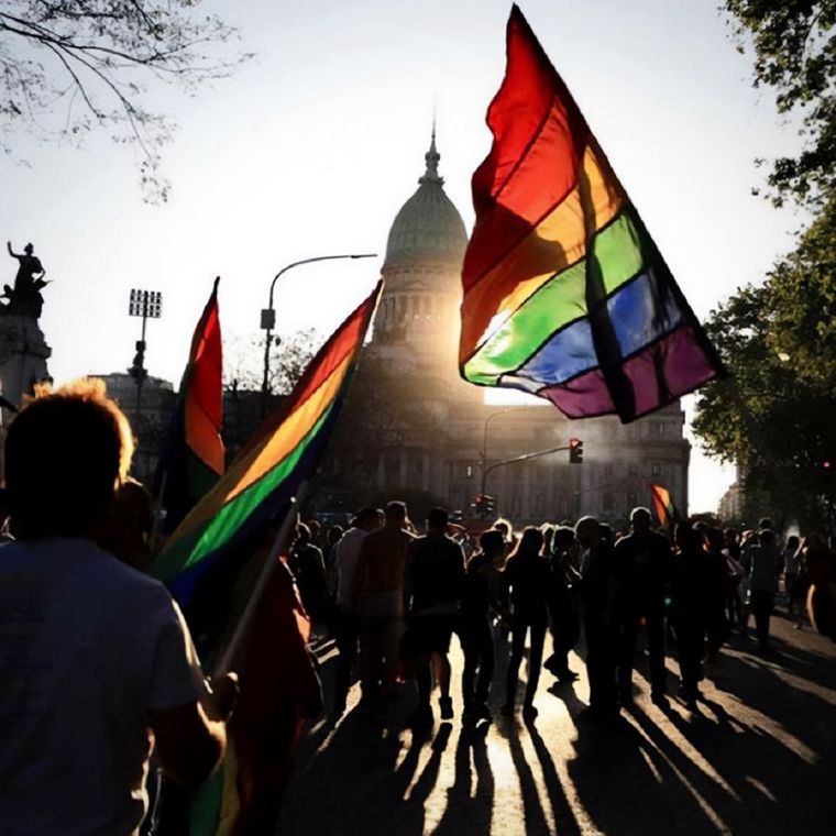 Desde las agrupaciones LGBTI destacaron los proyectos pendientes de debate en el Congreso nacional Foto: archivo