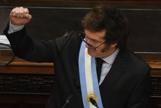 Javier Milei apuntó contra Estela de Carlotto Foto: EFE