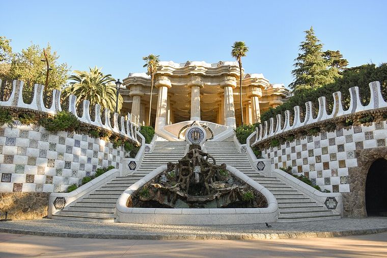 Parque Güell, entrada Parque Güell, entrada