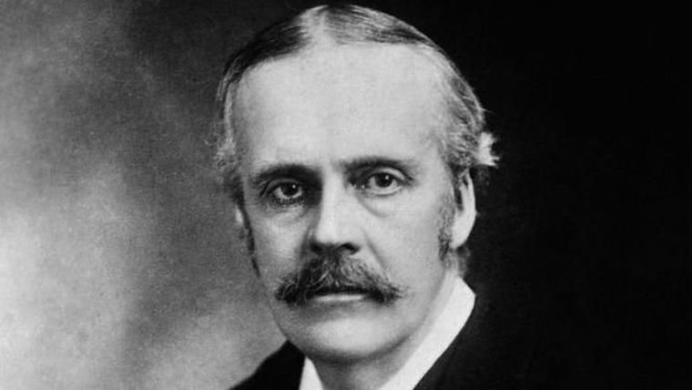 Arthur Balfour, canciller de Reino Unido en 1917, firmó el documento. Foto: BRIDGEMAN VIA GETTY IMAGES