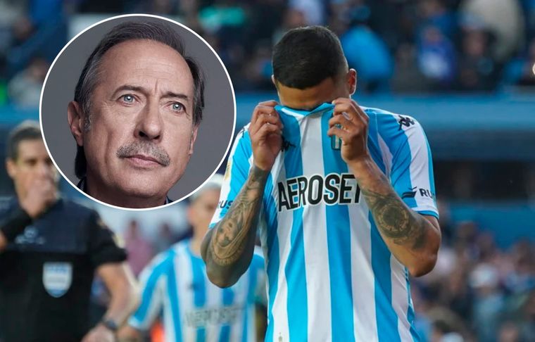 Guillermo Francella El reconocido actor se refirió a la derrota de Racing ante River.