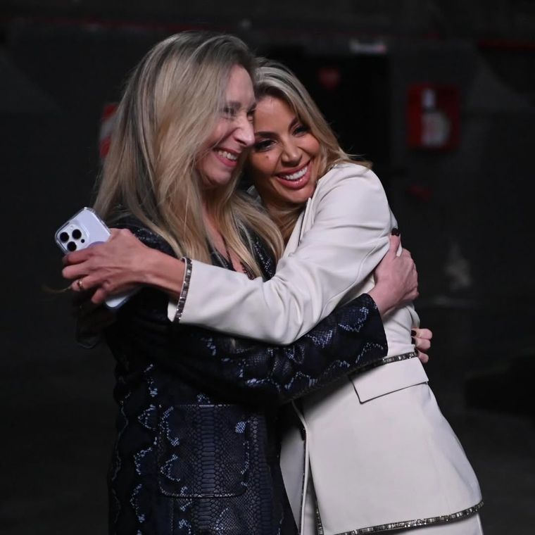 Gallardo junto a Karina Milei en un acto político. Gallardo junto a Karina Milei en un acto político.