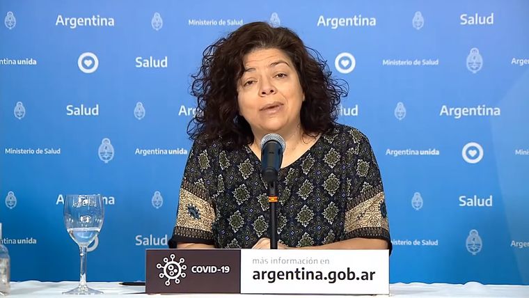 Carla Vizzotti tuvo que salir a aclarar sus dichos en el parte diario de este miércoles