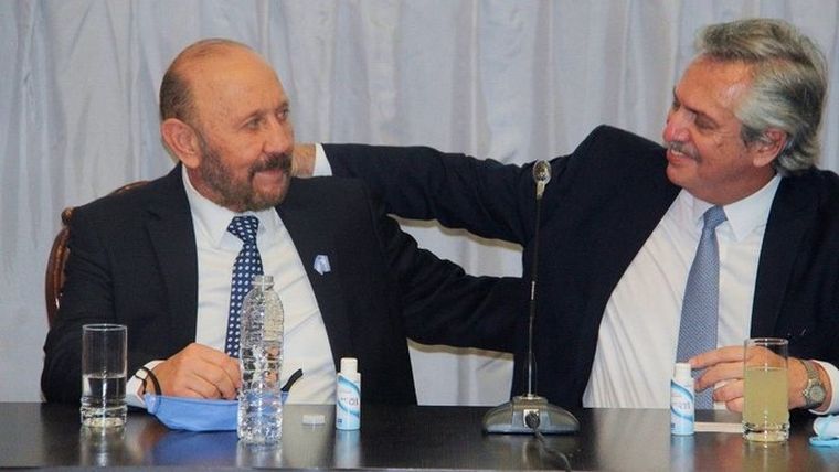 Alberto Fernández y Gildo Insfran