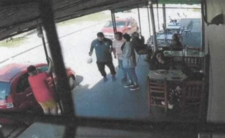 A través de las cámaras de seguridad, determinaron que se reunió con otros imputados en el caso del triple crimen.