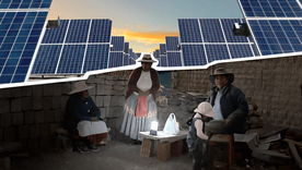 Los habitantes de Pampa Clemesí, en el sur de Perú, viven con linternas para navegar la oscuridad. Los habitantes de Pampa Clemesí, en el sur de Perú, viven con linternas para navegar la oscuridad.
