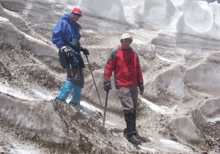 La presencia de hielo es peligrosa en el cerro. Foto: Ulises Naranjo / MDZ.