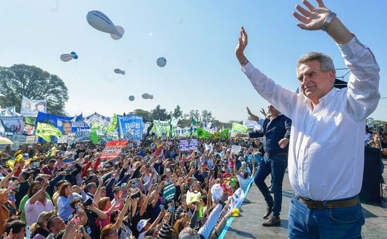 Agustín Rossi en un acto en Tucumán Foto: Gentileza /Instagram Agustín Rossi